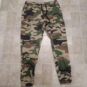 Forever 21 camouflage joggers